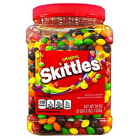 maltesers 麦提莎 Skittles 彩虹糖 原果味 1.53KG 大罐装