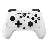 联想（lenovo）无线游戏手柄三模蓝牙霍尔扳机switch手机steam电脑PC手游xbox电视原神黑神话悟空安卓苹果特斯拉 白色+接收器【左右双霍尔扳机+5挡震动调节】 宏程功能+1000Hz回