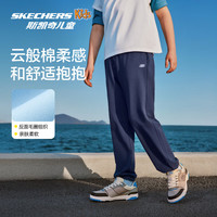  SKECHERS/斯凯奇 透气防蚊 儿童运动裤  中世纪蓝/007D 150