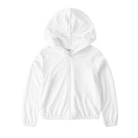 luluiron 儿童防风防晒防蚊外套 白色 90