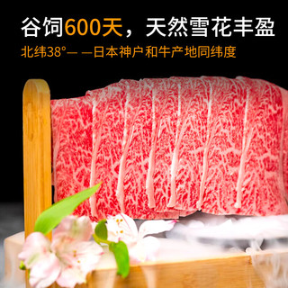 果勋国产和牛A3（M9）牛小排净重谷饲雪花牛肉片原切牛排烤肉火锅