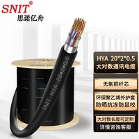 思诺亿舟 SNIT SN-HYA20*2*0.5-1M 室外20对大对数通信线缆 电话语音大对数电缆 1米