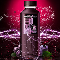 轻上 LIGHT UPPER 蓝莓味黑水果味饮料 黑水400ml*6瓶