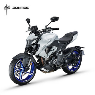 升仕 ZONTES 350R 双摇臂摩托车 深灰哑光银