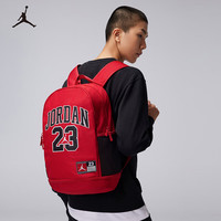 JORDANJordanNIKE 耐克AJ双肩包男女书包23号可调节大背包电脑包 杰斯特红