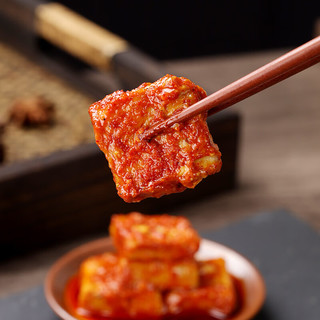 云香嫂油腐乳牟定香辣腐乳256g豆腐乳云南特产下饭酱菜火锅油碟炒菜调料 中辣腐乳265g*4瓶