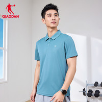 乔丹短袖Polo衫男士吸湿速干衣2025夏季运动透气翻领短t上衣 180/XL