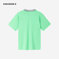 Converse 匡威童装男女童短袖T恤夏季儿童速干清凉休闲短T上衣 春意绿 120 /60 【身高110-116cm】