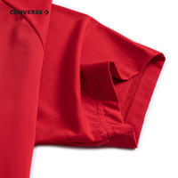 Converse 匡威童装男女童短袖T恤夏季儿童速干清凉休闲短T上衣 学院红 110 /52(4T) 【身高98-104】