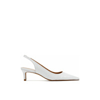 STUART WEITZMAN 女士 早秋露后跟尖头细高跟鞋 SW2104005-WHI