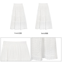 萝美酱蓬蓬裙女春秋新款气质仙女a字半身裙双层小个子蕾丝蛋糕裙子 常规 【身高164cm以下】 【建议95-110斤】