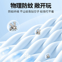 MQDMINI童装儿童裤子夏季纯棉薄款冰丝防蚊裤男女童宽松长裤中小童夏装潮 【纯棉透气】深蓝色 100