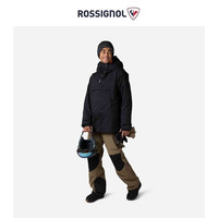 ROSSIGNOL卢西诺男士滑雪服外套防水透气保暖雪服上衣单板雪服 黑色 XL