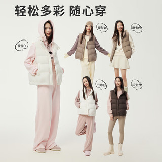 坦博尔羽绒马甲女轻薄外穿时尚立领百搭短款羽绒服背心马夹TD236006