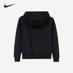NIKE 耐克 童装男童开襟卫衣2024冬季保暖加绒儿童长袖上衣