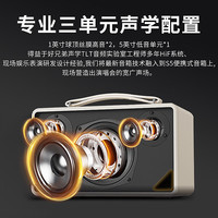 BBS无线蓝牙便携式户外音响重低音音箱顶配钕磁升级材质办公会议 S5米 【高清音质】便携式蓝牙音箱S5米