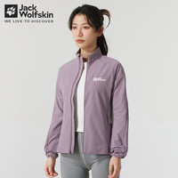 Jack Wolfskin狼爪夹克女2025春夏新款运动户外防风防泼水舒适徒步软壳休闲外套