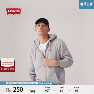 李维斯 Levi's 男士抽绳连帽抓绒卫衣