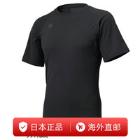 迪桑特(DESCENTE)圆领短袖 修身运动半袖 瘦版打底衫 速干面料STD-721B 日本直邮 BLK()