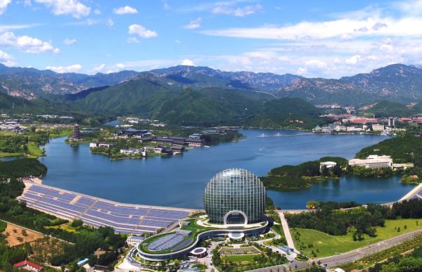 京郊度假好去处!毗邻雁栖湖!北京日出东方凯宾斯基酒店 豪华城景房1晚+含双早+儿童乐园等