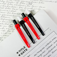 天卓极锋走珠笔按动水性笔商务签字书法练字写字速干0.5黑色红色国潮极峰静音按压书写功能气垫特色笔头