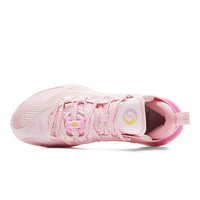 匹克态极闪现6篮球鞋冬季实战比赛球鞋专业缓震男鞋舒适运动鞋 亮粉红-【樱花】 45