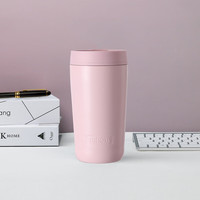 膳魔师(THERMOS)保温杯不锈钢咖啡杯防漏密封大口径随手杯TS1299LP浅粉色 355ml