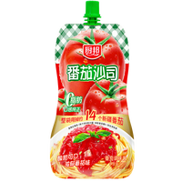 厨邦 番茄酱沙司挤挤装320g家用手抓饼披萨意面番茄酱袋装酸甜酱