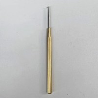 霜魄 羽毛球拍穿线工具线钩羽毛球网球拍拉机钩过孔用小巧方便 金色线钩