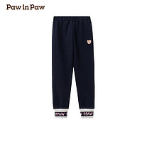 Paw in Paw PawinPaw卡通小熊童装春季女童撞色字母舒适休闲卫裤束脚裤