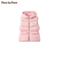 Paw in Paw PawinPaw卡通小熊童装秋冬女童连帽收腰保暖羽绒马甲