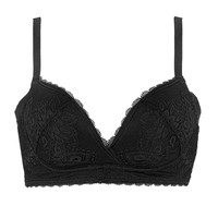 BRADELS New York bradelis new york日本内衣女蕾丝无钢圈0阶段调整型心形杯收副乳