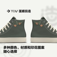 CONVERSE匡威 All Star春季可选宽版高帮休闲运动鞋 粉色 36