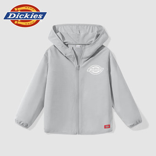 DICKIESDickies童装儿童防晒衣夏季男童2025新款外套小童凉感户外上衣潮 灰/DK白标K 110