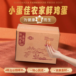 邯郸特产农家鲜鸡蛋无抗生鲜鸡蛋谷物鸡蛋单枚50克 10枚