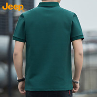 吉普（JEEP）T恤男士短袖夏季Polo商务休闲衫百搭潮牌凉感衣服男装