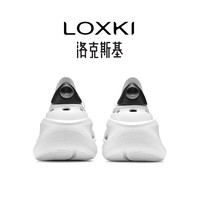 LOXKI/洛克斯基Alpha洞洞鞋男夏季户外运动凉鞋厚底洞洞鞋 黑白 44