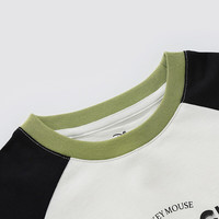 迪士尼童装儿童t恤男童短袖t恤夏季女孩休闲打底衫宝宝时尚半袖上衣 碳黑【男】 160 cm