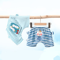 蕾叮咔2025夏婴儿印花大pp裤薄款纯棉透气可爱短裤男女宝宝短裤DFX 鳄鱼(纯棉款) 110 cm