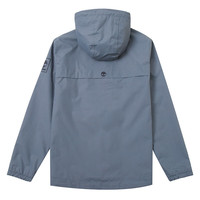 添柏岚(Timberland)官方外套男 春季轻便防风防水连帽外套户外休闲运动服登山冲锋衣 A695W073/中蓝色 S (170/88A)