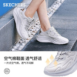 斯凯奇糕糕鞋|夏女鞋老爹鞋增高厚底透气休闲运动鞋小白鞋松糕鞋