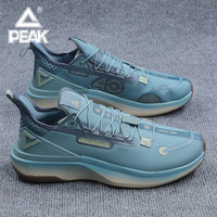 匹克态极4.0水盾跑步鞋2025春季男士轻质软底减震运动鞋 冰灰 42
