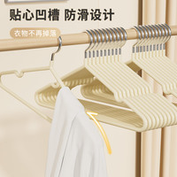 不锈钢成年加粗衣架挂衣家用凉衣架宿舍无痕防肩角防滑衣撑子