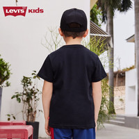 Levi's 李维斯童装男女童速干短袖T恤夏季儿童经休闲短T上衣 黑美人 160 /80 【身高158-170cm】 160/80