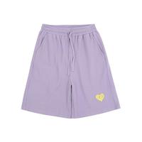 NERDY【清仓】同款爱心LOGO休闲短裤女直筒宽松裤子