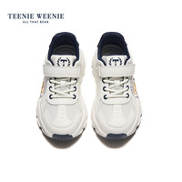 Teenie Weenie小熊儿童新款户外运动鞋男童透气轻便软底女童经典百搭时尚休闲鞋 TW5605012棕色 28 适合脚长17.4cm