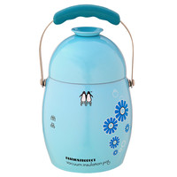 顺发 SF 美乐尚品 MLSPTG2000 304不锈钢双层真空保温桶 2.0L 优雅蓝