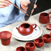 金镶玉宜兴紫砂套装孙欢老师纯全手工作品石瓢壶茶杯功夫茶具