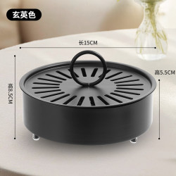 优思 Uniscope 蚊香盘 防火防烫不锈钢带盖 玄英色