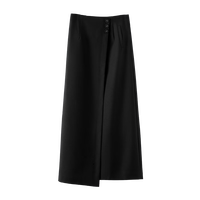 晚白【断码直降】新款高腰设计感通勤减龄气质百搭OL直筒半身裙